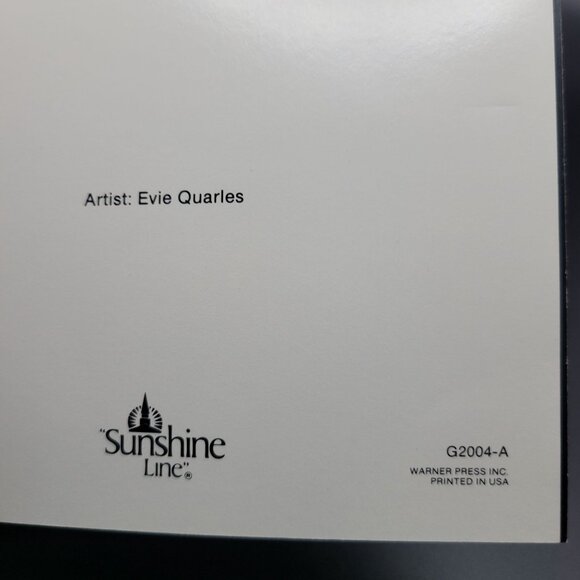 Evie Quaries Vintage Graduation Card Embossed Leaf Cap Christian Greeting - Picture 4 of 5